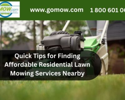 Quick Tips for Finding Affordable Residential Lawn Mowing Services Nearby