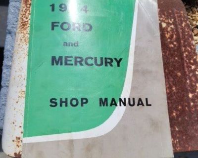 1964 Ford and Mercury Full Size Car Shop Service Manual Galaxie Monterey Wagon
