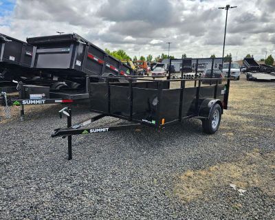 2026 Summit Trailers AU610SA-SR Alpine 6x10 SA Utility W/Split Ramps