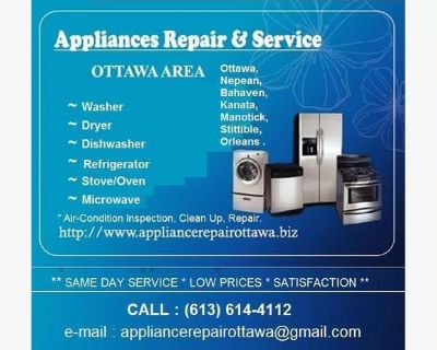 APPLIANCE REPAIR & INSTALLATIONS (ELECTRIC & GAS)