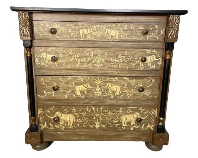 Decorative Painted Chest of Drawers