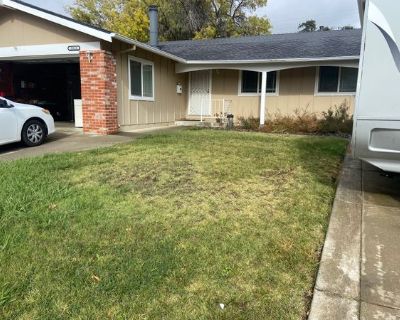 Grocery store with restaurants nearby, near a park, and everything in town a fast driving distance. 3 current residents (2 males 1 females) and 1 dog. Room roughly 10x10. 3 Bedroom. 2 Bathroom