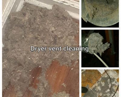 (678) 668-9908
The debris inside your dryer vent is causing it to become clogged. Overtime,it will build up and cause your dryer not to work efficiently. A clean vent should have your dryer cycle dry your clothes in only 1 full cycle. If you find it takes two or 3 cycles to dry,your vent going through the wall is blocked up. This causes higher heating bills and can be a potential fire hazard. A...