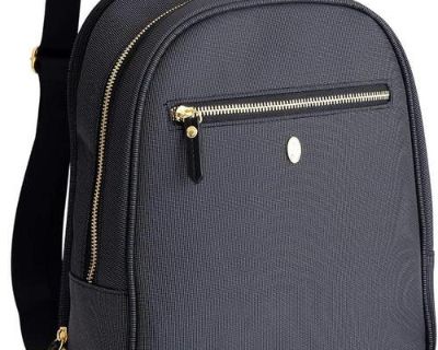 IDAHO JONES Black Mini Diaper Bag Backpack