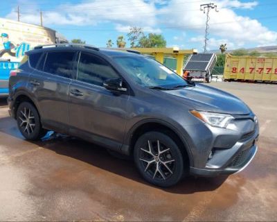 Salvage Black 2016 Toyota Rav4 Se