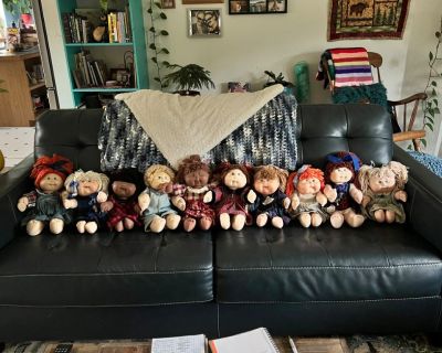 Mint 70’s / 80’s Cabbage Patch Dolls w/Hand-sewn clothes