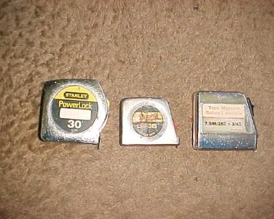 3 TAPE MEASURES