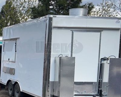 2022 8.5' x 16' Food Concession Trailer | Mobile Vending Trailer