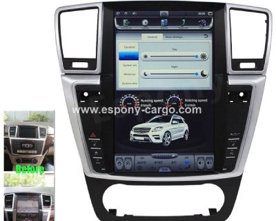 12.1"Tesla style Screen GPS Navigation for Mercedes-Benz ML300 350