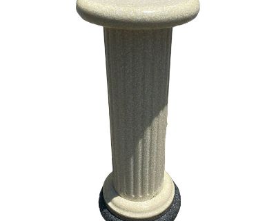 1970's Stone Column Pedestal