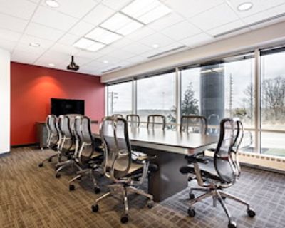 Meeting room. This Dedicated Desk in St. Louis can fit up to 50 people. Schedule a tour or click to message our team about other spaces coming available. Learn more about Regus | Sunset Hills