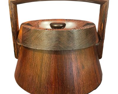 Mid-Century Danish Modern Rosewood Ice Bucket by Jens Quistgaard for Dansk Designs