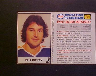PAUL COFFEY HOCKEY CARD
