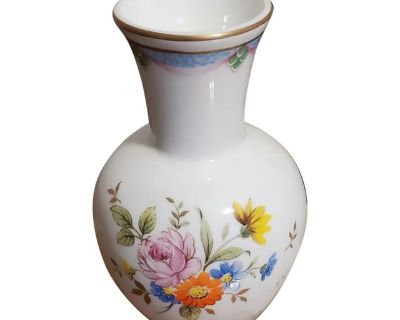 1980s Christopher Stuart Bone China Miniature Bud Vase