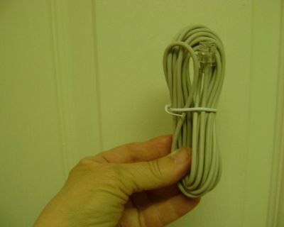 2 Telephone Cords - One Used -- One New