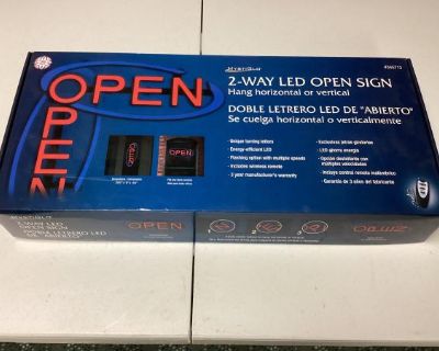 2-Way LED Open sign