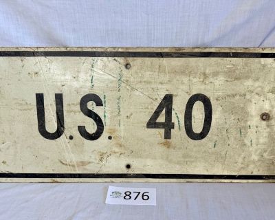 876 Vintage Metal Sign