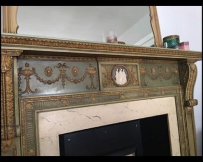 Beautiful fireplace antique unique piece