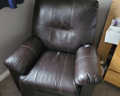 Leather Rocking Recliner Chair