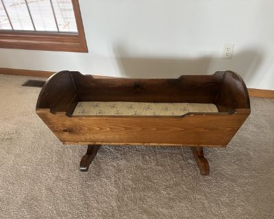 Handmade Antique Wood cradle