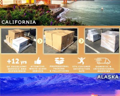 Packing Service, Inc. Shipping Services and Palletizing Boxes - Los Angeles, California
