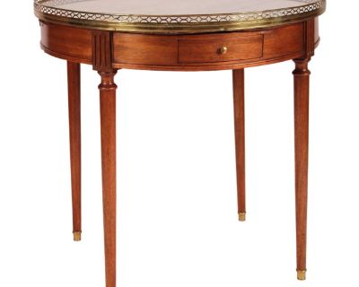 Antique Louis XVI Style Mahogany Bouillotte Table