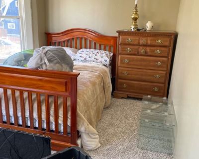 Clean, quiet and safe neighborhood. Private entrance. This is a one bedroom room for rent. Own Private bathroom shared kitchen and a private porch . Off street parking. Electric included.