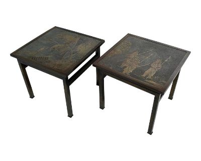 1960s LaVerne "Ming" Side/End Tables - A Pair