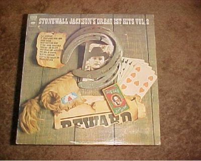 STONEWALL JACKSON GREATEST HITS VINYL LP