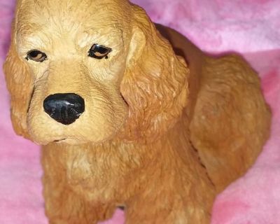 Briley Co Inc 1985 Sculpture/Figurine Large Sitting Golden Cocker Spaniel