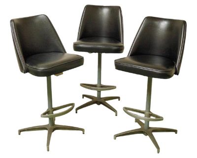 Set of 3 1960’s Barstools