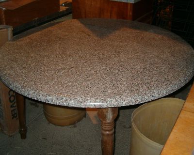 GRANITE 48" ROUND TABLE TOP - KITCHEN OR DISPLAY