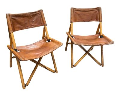 Midcentury Set of Zanotta Folding Chairs by Sergio Asti, 1969