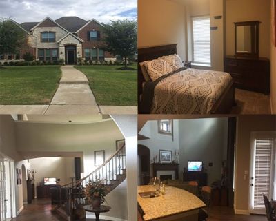 Female non smoker roommate. Not party atmosphere, at home feel.  I have a bedroom for one female with access to rest of house and a very safe at comfortable at home feel in Sunnyvale, Texas.  House is a beautiful 6 bedroom/4.5 bath house about 4500 sq. ft.  Plenty of space for 4 mom, daughter and two female roommates.  One room is already rented.  

Room is fully furnished or unfurnished if you...