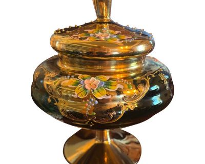 1960s Venetian Murano Style Candy Dish