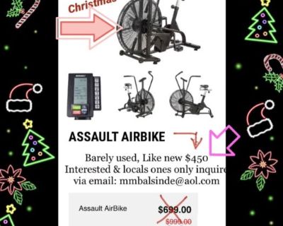 Assault Air Bike $400! OBO