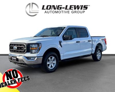 2023 Ford F-150 XL Oxford White XL 4WD 10-Speed Automatic 2.7L V6 EcoBoost 4WD, 4-Wheel Disc Brakes, 4x4 FX4 Off-Road Bodyside Decal, 6 Speakers, ABS brakes, Air Conditioning, AM/FM radio, Auto High Beam, Auto High-beam Headlights, Black Platform Running Boards, Brake assist, Chrome Front & Rear Bumpers, Class IV Trailer Hitch Receiver, Cloth 40/20/40 Front Seat, Compass, Delay-off headlights, ...