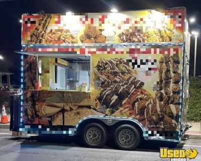 Ready to Serve 2022 - 8' x 16' Mobile Food Concession Trailer with Pro-Fire