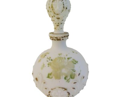 Antique Dithridge Glass Vanity Decanter, Circa 1898