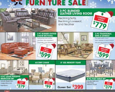 Biggest Furniture Sale on Christmas eve