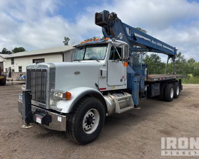 Manitex 30100 60000 lb Straight Boom on 1999 Petrbilt 357 6x4 Boom Truck
