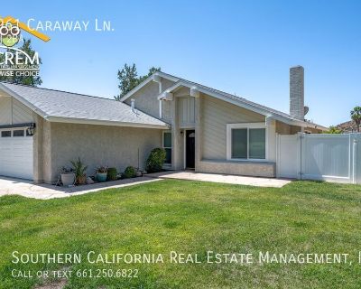 4 Bedroom 2BA 1400 ft Pet-Friendly Single-family home For Rent in Santa Clarita, CA