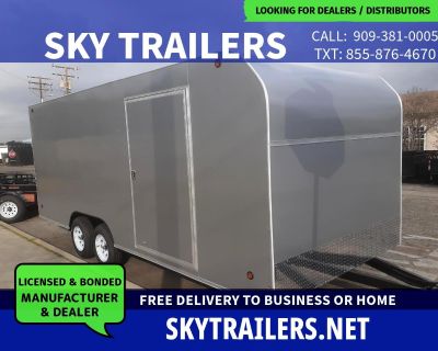 2026 Sky Trailers Cargo / Enclosed Trailer 8.5X20X7 (2-3.5K)