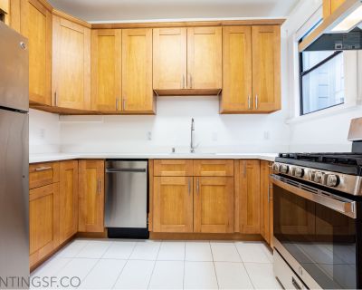 1155 Howard St. Updated Kitchen with Dishwasher and Laundry in Unit at 1155 Howard Street in SOMA! Hit HIGH Notes in Sunny & Share 2BR Rental, New Entry System installed calls your cell phone. 2BR Ideal for Share or Use as 1BR + Office/Zen Den Boutique Building Walk to BART + MUNI at Civic Center. Walk to Charmaine's at The Proper Outdoor Rooftop Lounge Period Charm. Updated Kitchen + Bath. Acr...
