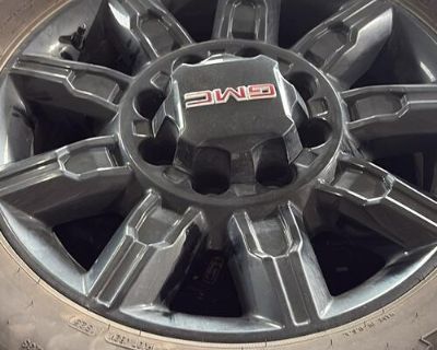 2025 gmc 2500 wheels and tires. Over half tread on 275-65-20. Wheels are 8-180. Se