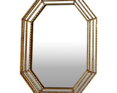 Hollywood Regency Style Italian Giltwood Wall Mirror by LaBarge