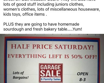 HALF OFF last day GARAGE SALE - Plano, IL - 6/28