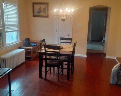 Apartments are too expensive right now and I'm losing a roommate so I'm considering getting another. I work in the morning on the computer other than that I'm gone most of the time. Apartment is fully furnished except for the bedroom. There is room to store some things. There is a $50 fee for background check, references and employment.. 2 Bedroom. 1 Bathroom