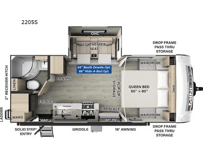 2025 Forest River Rv Rockwood Mini Lite 2205S