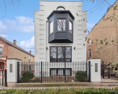 1717 W Huron Street. STUNNING SFH with Restoration Hardware sophistication on an extra-wide 30' lot!!! This LUXURIOUS 6 beds / 5.1 bath with 3-car garage and a BONUS ROOM ABOVE features a meticulously designed floor plan, upscale curated finishes, hardwood flooring throughout, hot tub, sauna, awe-inspiring wine cellar, soaring 10ft ceiling on main level, lots of windows, MASSIVE PRIVATE outdoor...